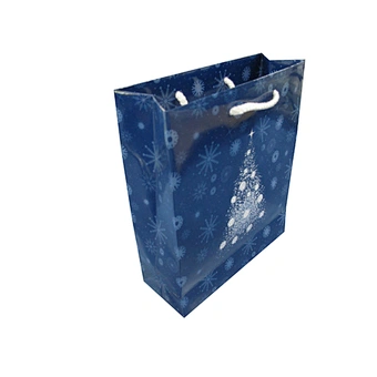 Wholesale Eco-Friendly Snowflake Custom Gift Paper Bags with Handles